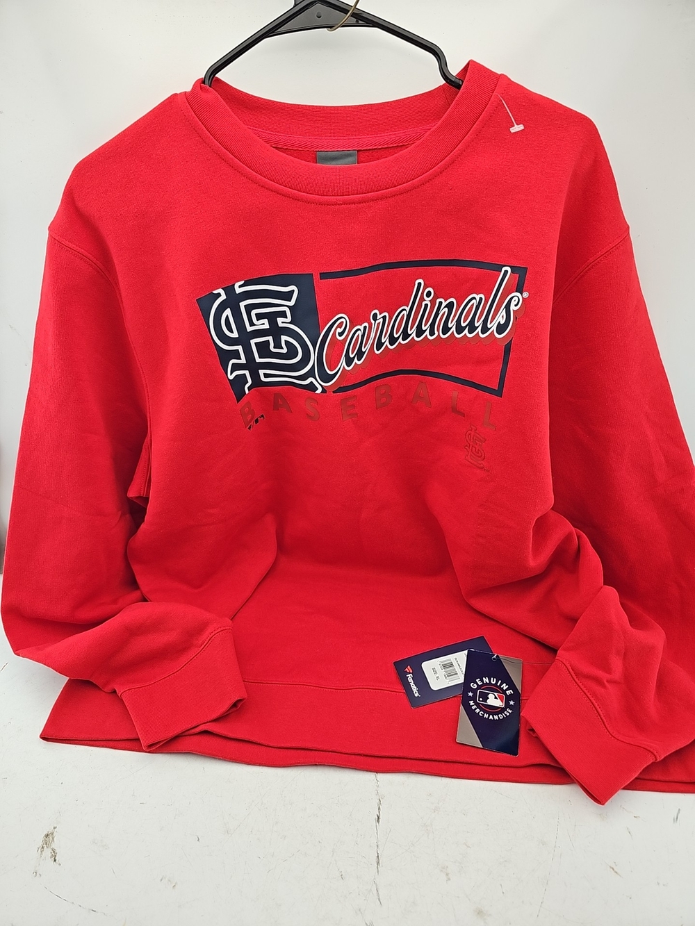 Fanatics St. Louis Cardinals Red Crewneck Sweatshirt